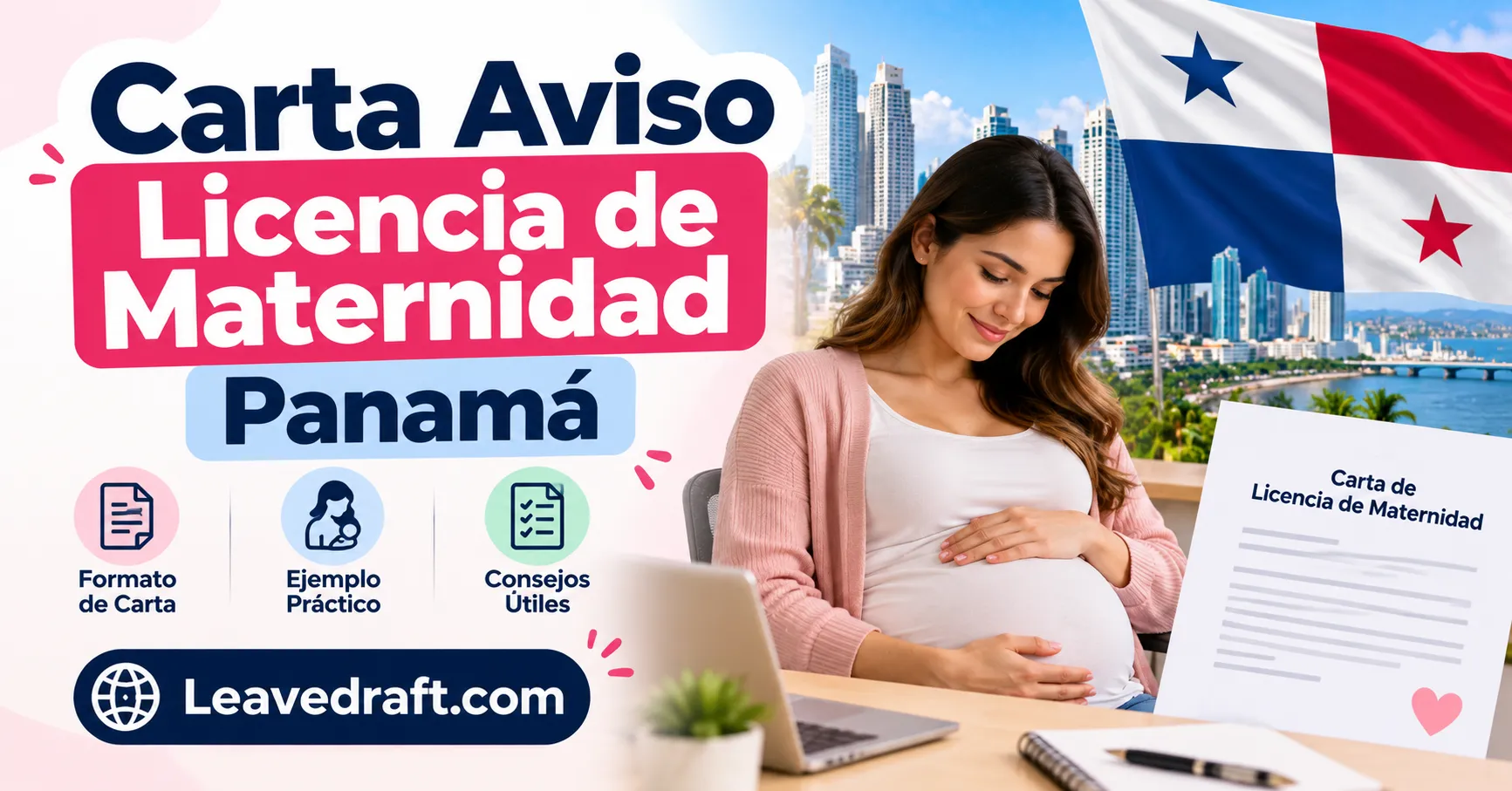 Carta de aviso de licencia de maternidad en Panamá: modelo y requisitos