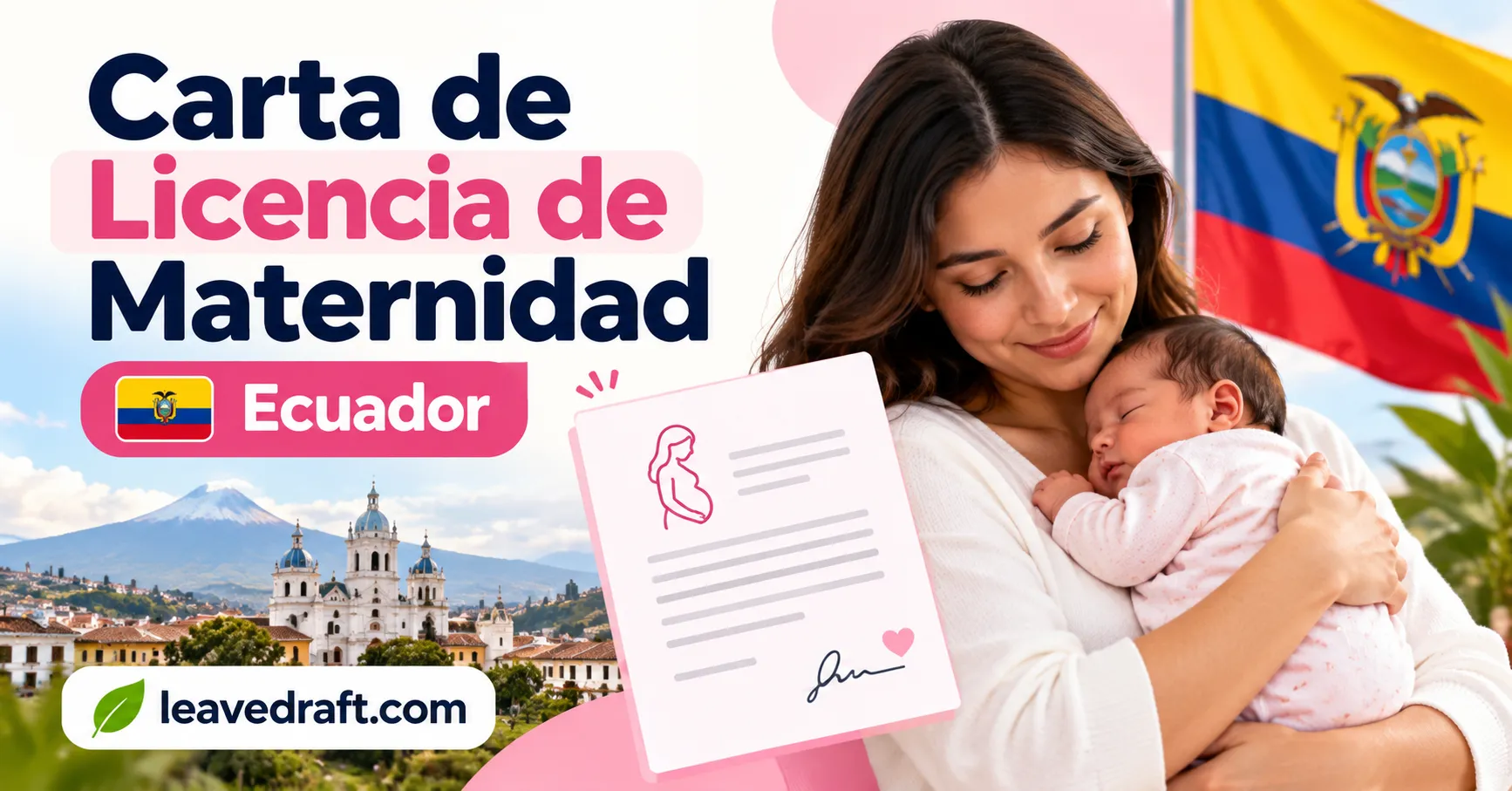 Carta para solicitar licencia de maternidad en Ecuador: modelo