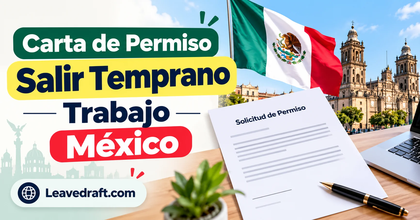 Carta para Salir Temprano del Trabajo en México 2026: Modelo y Generador