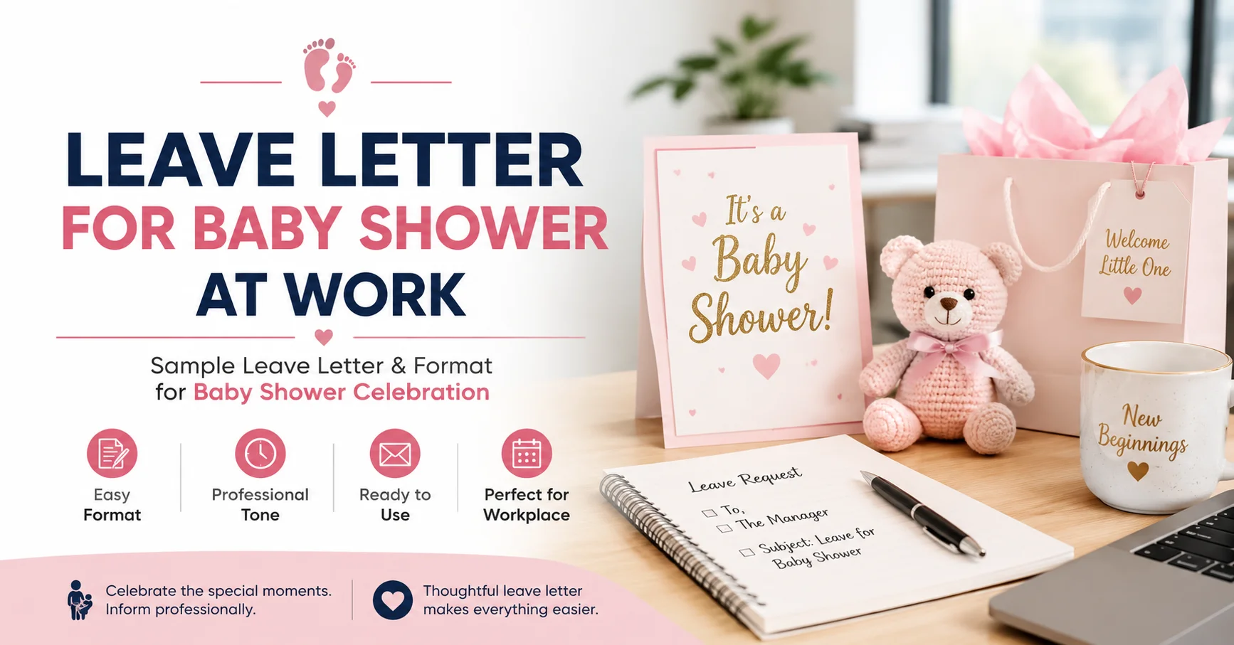 How to write a leave letter for a baby shower at work with PTO templates