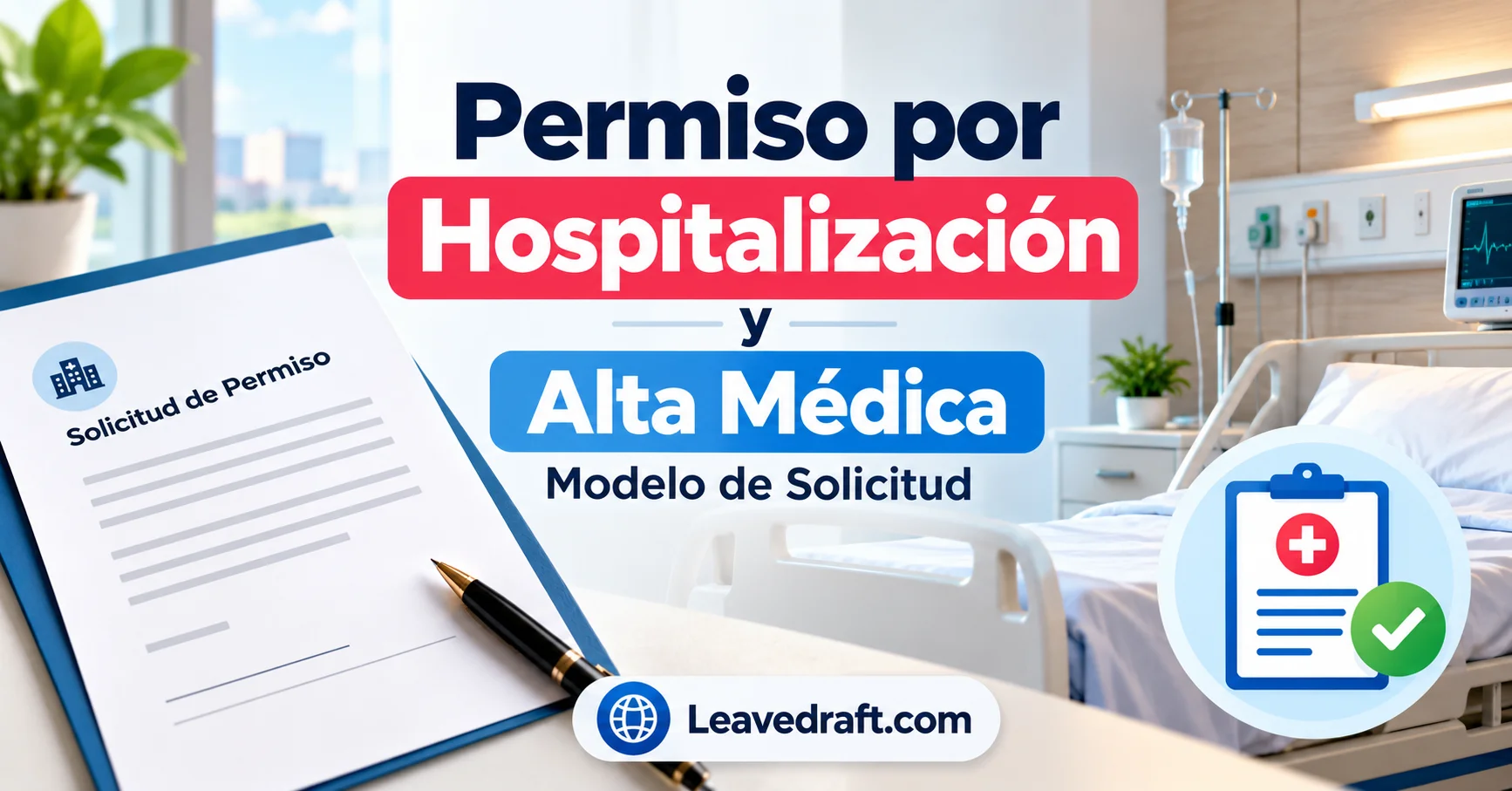 Modelo Permiso por Hospitalización Familiar 2026: Días, Alta y Solicitud
