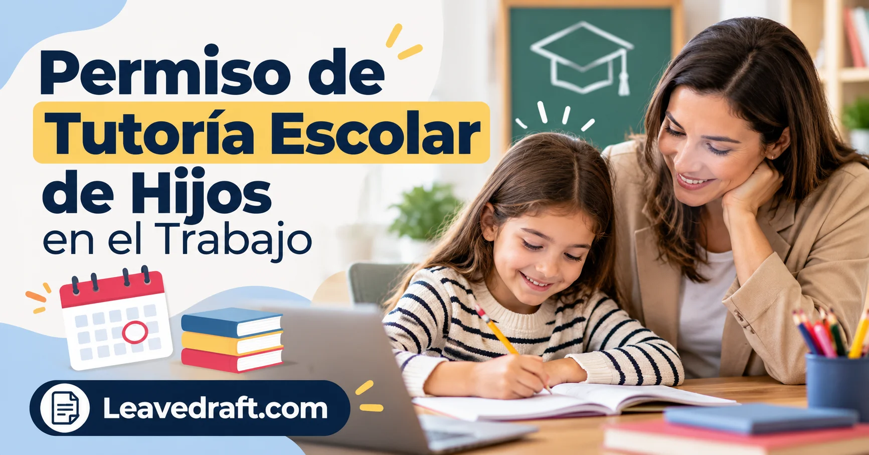 Permiso para tutoría escolar de hijos en España 2026 modelo