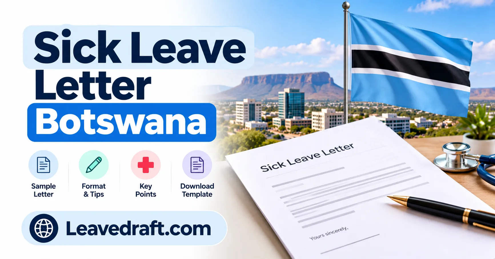 Sick Leave Letter in Botswana: Application Template for 2026
